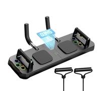 Pushs Up Board - Home Workout Board | Multifunction Push Up Board with Timer Function, Push Up Board with Non-Slip Handle, Portable Push Up Board for Gym