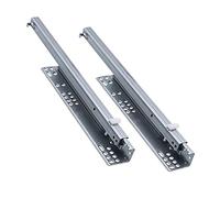 PushtoOpen Concealed Drawer250mm/300mm/350mm 2Fold Metal Steel 40kg Load Capacity Smooth Operation Ideal for Kitchen & Dining Room