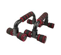 Pushup Bars Pushup Stands Handles Set Strength Training Cushioned Foam Handles Grip Non-Slip Gym Exercise Equipment Fitness Sturdy Structure For Men And Women Gym Home Workout Exercise (red)