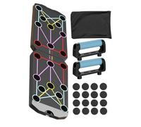 Pushup Challenge Board - Folding Muscle Trainer | Multi-Angle Pushup Bar, Portable Pushup Stand Board, Strength Building Tool With Targeted Muscle Function For Home Gym Indoor Exercise Setup