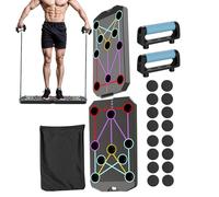 Pushup Challenge Board, pp foldable | Foldable pûsh the top with handles up, chest muscle, abdominal training, press and with push handles | Home