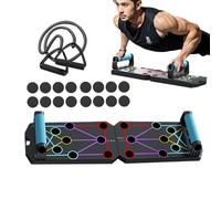 Pushup Challenge Board, pp foldable | Foldable pûsh the top with handles up, chest muscle, abdominal training, press and with push handles | Home
