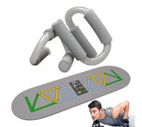 Pushup Handle - Strength Training Handles, Grip Gym Equipment | Strength Training Pushup Professional System with Non-Slip Mat, Push Up Handle for Floor Exercise, Fitness Training, Chest, Arms