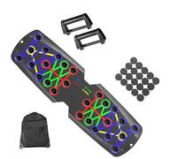 Pushup Stands Exercise Board Muscle Board for Home, Push Up Boards Multifunctional Foldable Fitness Workout Push Up Tool Exercise Muscle