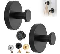 PUSKIU Suction Cup Hooks for Showers, 2024 Upgrade Luxe Hold No-Drill Hook Stainless Steel Waterproof Suction Cup Hooks for Shower Bathroom Kitchens Hanging Towels Suction Cup Hooks