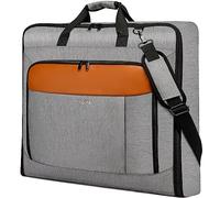 PUSLOM Garment Bag Travel Large Suit Bag Men 40-Inch 3 Suit Dress Carry on Garment Bags Business Trips,2 in 1 Hanging Suitcase Luggage Bags Travel,Foldable Carry On Bag Fits 15.6Inch Laptop,Grey