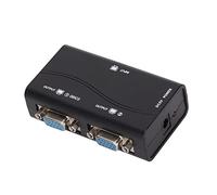 PUSOKEI 1 in 2 out VGA Splitter, 1080P Dual Monitor Video Splitter, 40m/131.2ft Transmission GA Splitter 1 in 2 Out Screen Duplication for Laptop PC to Monitor