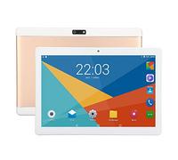 PUSOKEI 10 Inch Tablet,1960x1080 IPS Screen HD Tablet for Android 11,2GB RAM 32GB ROM MT6592 Octa Core CPU Dual Speaker WiFi 2G/3G Network GPS with 4000mAh Battery(Gold)