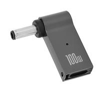 PUSOKEI 100W PD USB C to 4.5mm Laptop Charging Adapter - Female USB C to Male DC 4.5 x 3.0mm Barrel Jack Plug Converter Power Charger for DEL Laptop