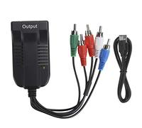 PUSOKEI 1080P HDMI to Component Converter, HDMI to YPBPR Cable Adapter HDMI to Video+R/L 1080P Component Audio Video Converter,