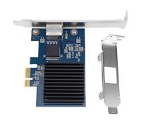 PUSOKEI 10GB PCle Network Card, RJ45 Port PCIe to 10 Gigabit Ethernet LAN Adapter, Compatible with PCI Express 4.0 X1, Support for WinOS and for Linux