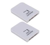 PUSOKEI 1MB Memory Card for PS 1, PS 1 High Speed Game Memory Card for Classic Gaming System with Quick Read Write (2 pieces)