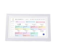 PUSOKEI 21.5" Digital Calendar - 1080P Touchscreen Calendar & Family Planner (White)