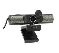 PUSOKEI 2K PC Webcam with Auto Focus, USB Computer Web Camera with Noise Reduction Microphones & Lens Cover, Wide Angle View, Plug and Play for Video Conference, Live Streaming