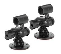 PUSOKEI 2pcs Mini Car DVR Holder, 360 degree Adjustable Dash Camera Bracket, Universal Car Bracket Motorcycle Stand, Universal Parts (Black)
