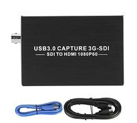 PUSOKEI 3G-SDI Video Capture Card, 1080P USB3.0 Video Capture Card SDI to HDMI Adapter Capture Card, 1080P 60fps Capture Card for PC/Phone/Camera/Video Camera