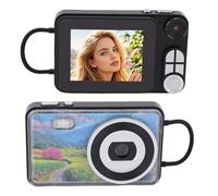 PUSOKEI 4K Digital Camera for Photography, 18X Digital Zoom, Anti Shake, 48MP Portable Compact Point and Shoot Travel Camera for Teens Adult Beginner (Black)