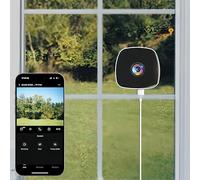 PUSOKEI 4MP 2K Window Camera, No Drill WiFi Indoor Cameras for Home Security, Color Night Vision, Motion Detection, 24/7 Recording, Outdoor Monitoring Thru Glass