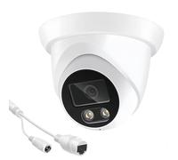 PUSOKEI 4MP PoE IP Dome Camera, Built in Microphone, Night Vision, AI Face Detection, H.265, 2.8mm Wide Angle, WiFi Security Camera for Indoor Outdoor