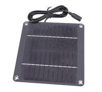 PUSOKEI 4W Solar Panel | Monocrystalline High Efficiency with 5521 DC Interface for Outdoor Lights