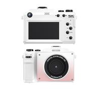PUSOKEI 5K 80MP Digital Camera, WiFi Vlogging Camera for YouTube, UHD Autofocus with 18X Digital Zoom, Anti Shake with Hand Strap for Photography Video (Gradient Pink)