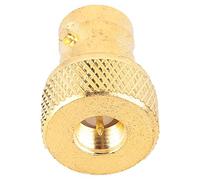 PUSOKEI 5pcs Durable BNC Female to SMA Male RF Coaxial Adapter Converter for Radio Cable and Wireless Communication, Plated Brass, 5 X Adapter