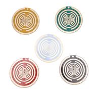 PUSOKEI 5Pcs MWO Polarizing Disc, 8cm/3.2inch, Multi Wave Oscillator Coil Water Energization & Harmonic Balancing, for Meditation and Relaxation