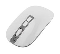 PUSOKEI 6 in 1 AI Smart Mouse, Voice Input, Real Time Translation, Transcription, Summarization, Support ChatGPT, Ergonomic & Rechargeable Mouse for Remote Work Office (White)