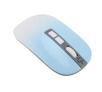 PUSOKEI 6 in 1 AI Smart Mouse, Voice Input, Real Time Translation, Transcription, Summarization, Support ChatGPT, Ergonomic & Rechargeable Mouse for Remote Work Office (Lake Blue)