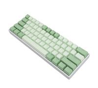 PUSOKEI 60% Mechanical Gaming Keyboard, Portable 61 Keys Wired Keyboard with Red Switch, 3 Mode 2.4G BT Cordless RGB Backlit Keyboard for Business, Office