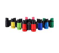 PUSOKEI 8 Pack Kids Binoculars, 4x30 Shockproof Binoculars Folding Outdoor Explorer Toy for Bird Watching, Camping, Hiking