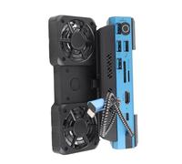 PUSOKEI 9 in 1 Docking Station for Steam Deck/ROG Ally X/Legion Go, with Dual Cooling Fan, 4K 60Hz, Gigabit Ethernet, 4 USB Ports, 100W PD Charging, /TF Slot