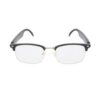 PUSOKEI AI Translation Smart Glasses, Real Time Translator with Built in Microphone and Speaker, Anti Blue Light Glasses for Travel Business and Daily Use