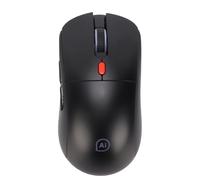 PUSOKEI Al Mouse with Voice Control, Bluetooth 5.0 & 2.4G USB, Built in Mic, AI Real Time Translation, Voice & Audio Recorder for Lecture & Meeting (Black)