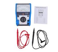 PUSOKEI Analog Multimeter Handheld Tester | AC DC Volt Meter with Silicone Cover for Electronics Repair Wide Range (SK-88B)