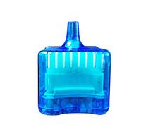 PUSOKEI Aquarium Activated Carbon Sponge Filter Purify Water for Small Fish Tank Round ABS Material (ZY-T12 blue square)