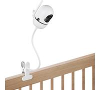 PUSOKEI Baby Monitor Clip Mount for Crib, Compatible with HB65 HB6550 HB6558 HB66 HB248 & SM935E SM650, Flexible Clamp Mount Without Tools or Wall Damage