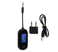 PUSOKEI Bluetooth 5.3 Transmitter Receiver for TV to Wireless Headphones, 2-in-1 Aux Audio Receiver Wireless Adapter for TV PC Headphones