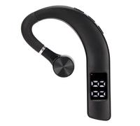 PUSOKEI Bluetooth Headset,Single Ear Bluetooth Earpiece with Noise Canceling Mic Cell/Mobile Phone Headset,180° Rotatable HD Stereo Waterproof Earpiece for Sport Driving