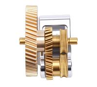 PUSOKEI Brass Lightweight Nano Coated 3D Printer Extruder Gear Replacement for Bambu Lab P1P P1S, Aluminum Alloy Arm, Self Lubricating, 1 Pc Gold Gear for Printing Accuracy