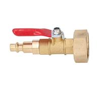 PUSOKEI Brass Quick Connect Blow Out Adapter for Winter Garden Irrigation, Frost Protection for Motorhomes and Motorhomes (Female)