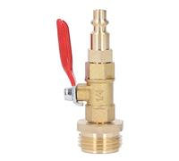 PUSOKEI Brass Quick Connect Blow Out Adapter for Winter Garden Irrigation, Frost Protection for Motorhomes and Motorhomes (Male)