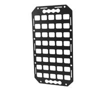 PUSOKEI Car Seat Back Organizer, Truck Panel Rack with Handle, Aluminum Alloy Tool Storage Rack, Multifunctional Backpack Insert for Truck Car Interior, Seat Back Panel for Molle Gear