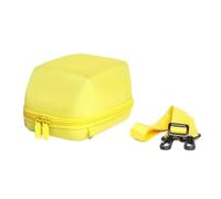 PUSOKEI Case for Polaroid GO/NOW/NOW+/OneStep 2 Instant Camera, Hard Protective Cover Travel Carrying Storage Bag with Adjustable Strap & Mesh Pockets (Yellow)