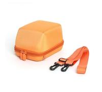 PUSOKEI Case for Polaroid GO/NOW/NOW+/OneStep 2 Instant Camera, Hard Protective Cover Travel Carrying Storage Bag with Adjustable Strap & Mesh Pockets (Orange)