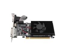 PUSOKEI Computer Graphics Card, 1GB DDR3 64Bit 500/589MHz PCIE 2.0 Gaming Graphics Cards, Low Noise Video Card with Cooling Fan, Support DirectX10.1, VGA/DVI/HDMI Outport