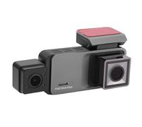 PUSOKEI Dash Cam Front Rear and Inside, 3 Channel 1080P HD Dash Camera for Cars, 3.39 Inch Screen, G Sensor, WDR, Motion Detection, Built in WiFi, 24H Parking Mode, for Car Driving