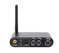 PUSOKEI Digital to Analog Audio Converter with Bluetooth 5.1 Receiver, DAC Digital SPDIF Optical to Analog L/R Converte for Home Stereo System