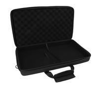 PUSOKEI DJ Controller Case, Sturdy EVA Travel Bag with Adjustable Shoulder Strap for DDJ FLX4 FLX2 DDJ 400 SB3 SB2 REV1 RB 2 Channel Controller, Black