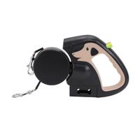 PUSOKEI Double Retractable Dog Leash with Enhanced Safety for 2 Dogs Walking Outdoor Activities Lightweight Durable ABS Nylon